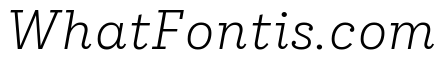 IvyStyle Typewriter Light Italic