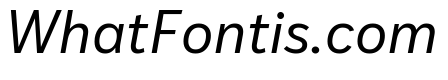 IvyStyle Sans Regular Italic