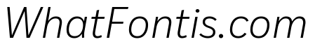 IvyStyle Sans Light Italic