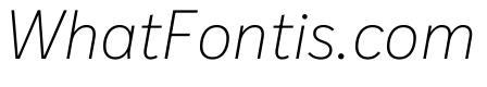 IvyStyle Sans Italic