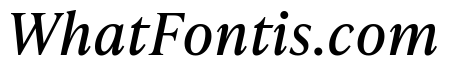 IvyPresto Text Regular Italic