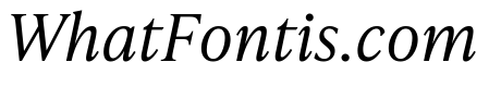 IvyPresto Text Light Italic