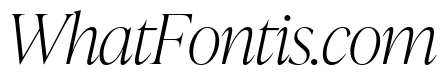 IvyPresto Display Thin Italic