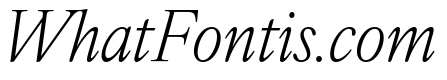 IvyOra Text Light Italic