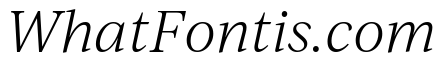 IvyJournal Light Italic