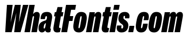 IvyGrotesque Compressed Black Italic