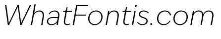 IvyEpic Extra Light Italic
