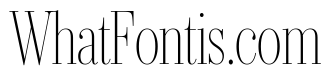 IvyBodoni Condensed Thin