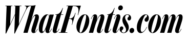 IvyBodoni Condensed Semi Bold Italic