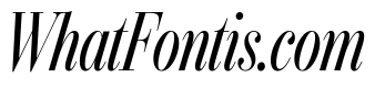 IvyBodoni Condensed Regular Italic