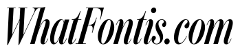 IvyBodoni Condensed Medium Italic