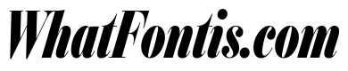 IvyBodoni Condensed Bold Italic