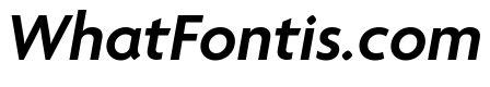 Agenda One Semi Bold Italic