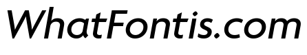 Agenda One Medium Italic