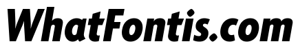 Agenda One Condensed Extra Bold Italic