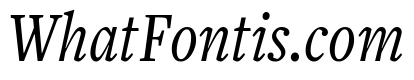 Freight Text Compressed Book Italic