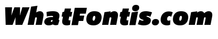 Freight Sans Condensed Ultra Black Italic