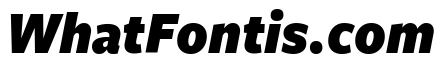 Freight Sans Condensed Black Italic