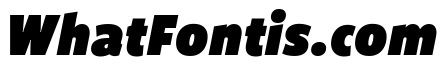 Freight Sans Compressed Ultra Black Italic