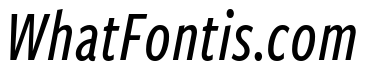 Freight Sans Compressed Medium Italic