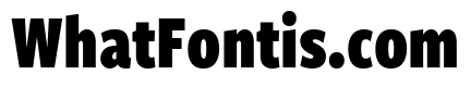 Freight Sans Compressed Black
