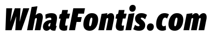Freight Sans Compressed Black Italic