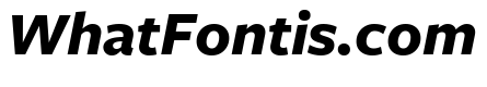 Freight Sans Bold Italic