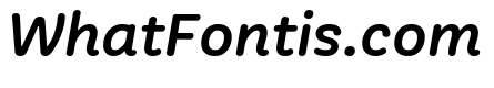 Freight Round Semi Bold Italic