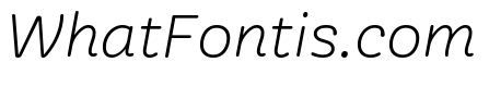Freight Round Light Italic