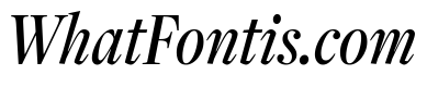Freight Display Compressed Medium Italic