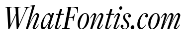 Freight Display Compressed Book Italic