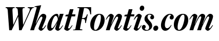 Freight Display Compressed Bold Italic