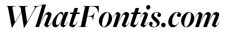 Freight Big Bold Italic