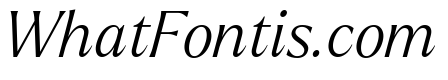 Larken Light Italic