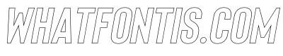 Bison Outline Bold Italic