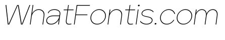 Aventa Thin Italic