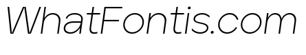 Aventa Extra Light Italic