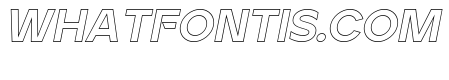 Ardela Edge X03 Black Outline Italic