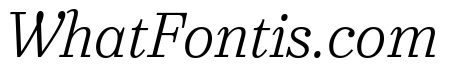 Urge Text Light Italic