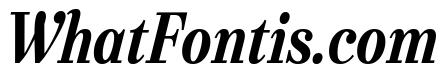 Urge Text Condensed Bold Italic