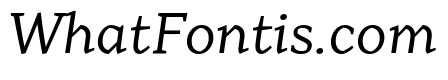 Range Serif Regular Italic