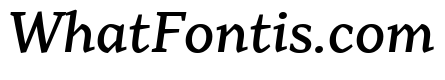 Range Serif Medium Italic