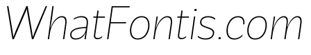 Galix Ultra Light Italic