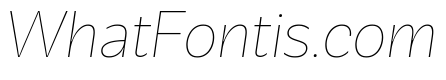 Galix Thin Italic