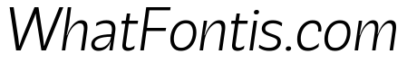 Galix Light Italic