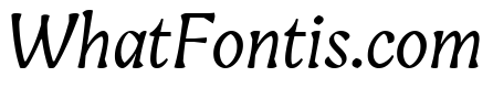 Engria Book Italic