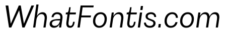Astrid Grotesk Regular Italic