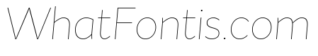 Asterisk Sans Ultra Light Italic