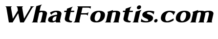 Limonata Extended Extra Bold Italic