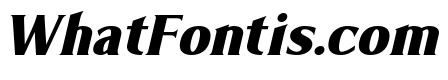 Limonata Condensed Extra Bold Italic